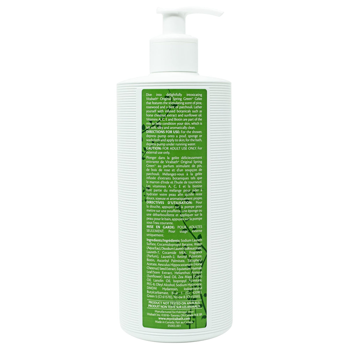 Vitabath surrounded by botanicals illustrating natural ingredient benefits
