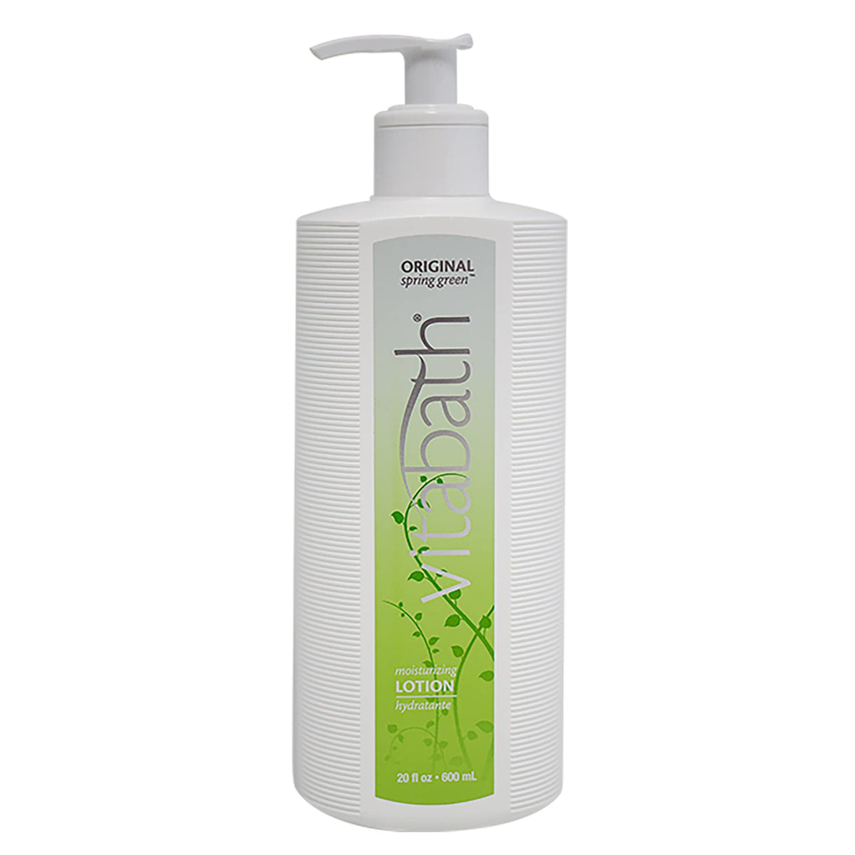 Vitabath front bottle showing label and 20 oz size for clear product ID and benefits