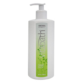 Vitabath front bottle showing label and 20 oz size for clear product ID and benefits