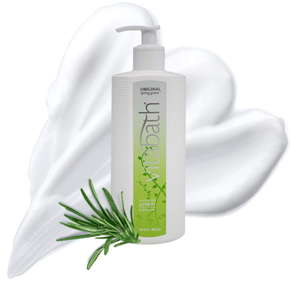 Vitabath ingredients label highlighting aloe, shea butter, and vitamins for hydration