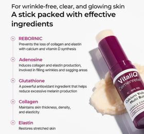 VitailQ application on eye area smoothing fine lines quickly