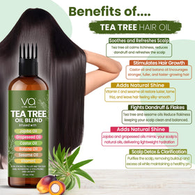 VITAL AFFAIR before and after hair strands comparison, improved shine and strength