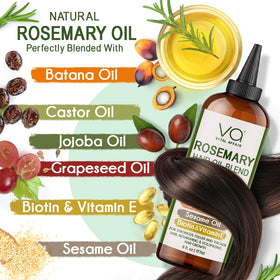 VITAL AFFAIR before and after hair results, shows fuller-looking, strengthened strands