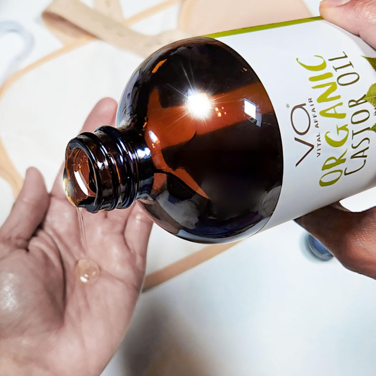 VITAL AFFAIR bottle and wrap in gift box highlighting present-ready packaging benefit