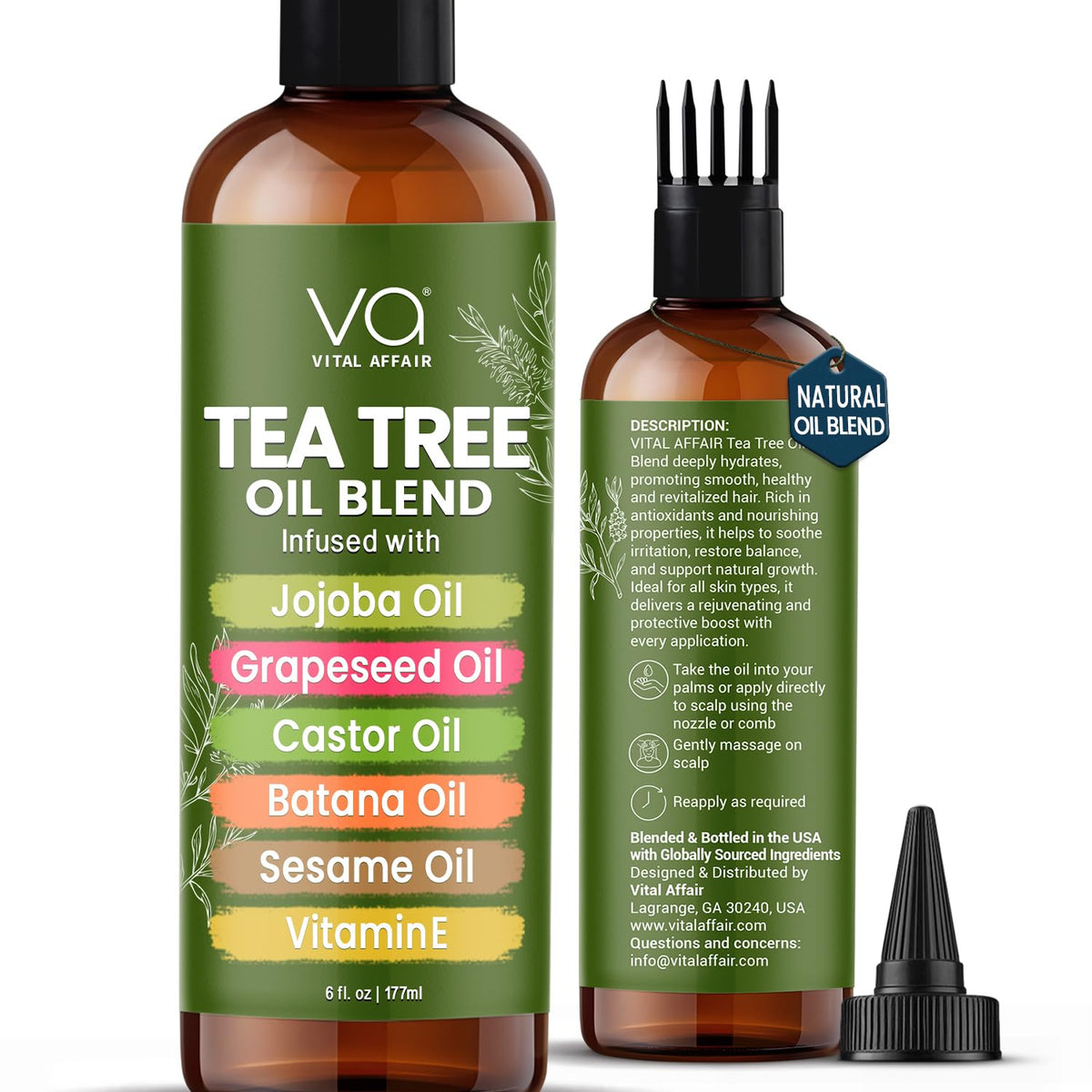 VITAL AFFAIR front packaging showing bottle and label, clear presentation and benefit