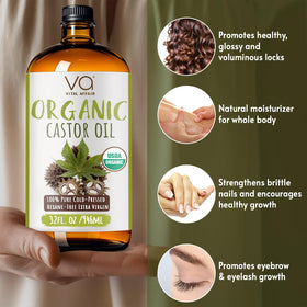 VITAL AFFAIR hair treatment applied to ends showing shine and manageability benefits