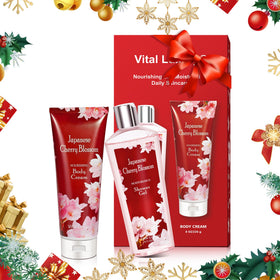 Vital Luxury body cream being smoothed on skin demonstrating fast absorption and softness