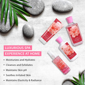 Vital Luxury fragrance mist spraying over wrist for quick scent refresh benefit