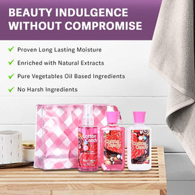 Vital Luxury boxed set styled as a ready-to-give cotton candy gift