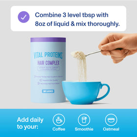Vital Proteins scoop measuring a serving, convenient portion control