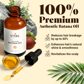 Vital Strands oil texture close-up highlighting lightweight absorption benefit