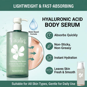 Vitaliq pump top dispensing precise serum amount for easy, mess-free application
