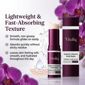 vitaliq texture closeup of balm melting on skin for quick absorption
