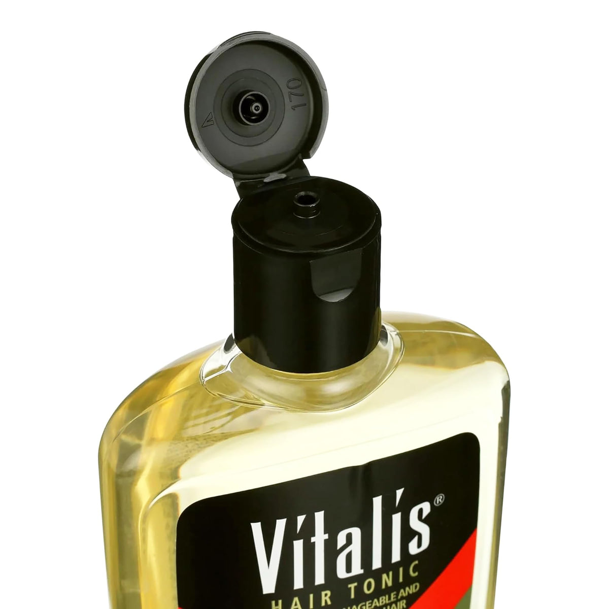 vitalis being applied to damp hair demonstrating easier combing and manageability benefit