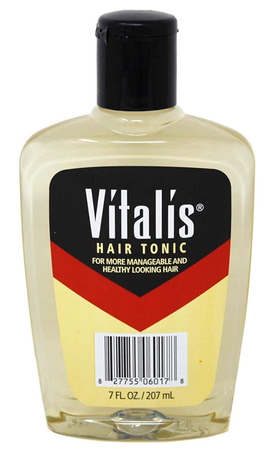 Vitalis front bottle shot showing label and 7 fl oz size for easy identification and benefit