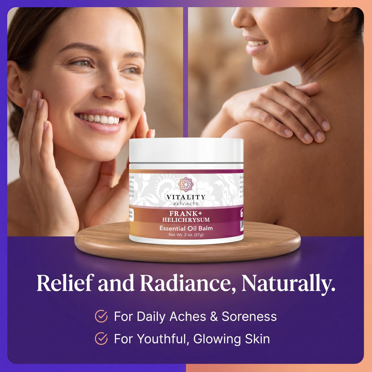 Vitality ingredient array of oils and beeswax highlighting natural components