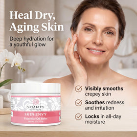 vitality flatlay of listed ingredients highlighting natural-sourced benefit