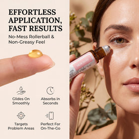 Vitality application on hand illustrating easy spreadability and quick absorption