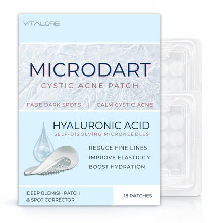 Vitalore front packaging showing product name and 18ct benefit