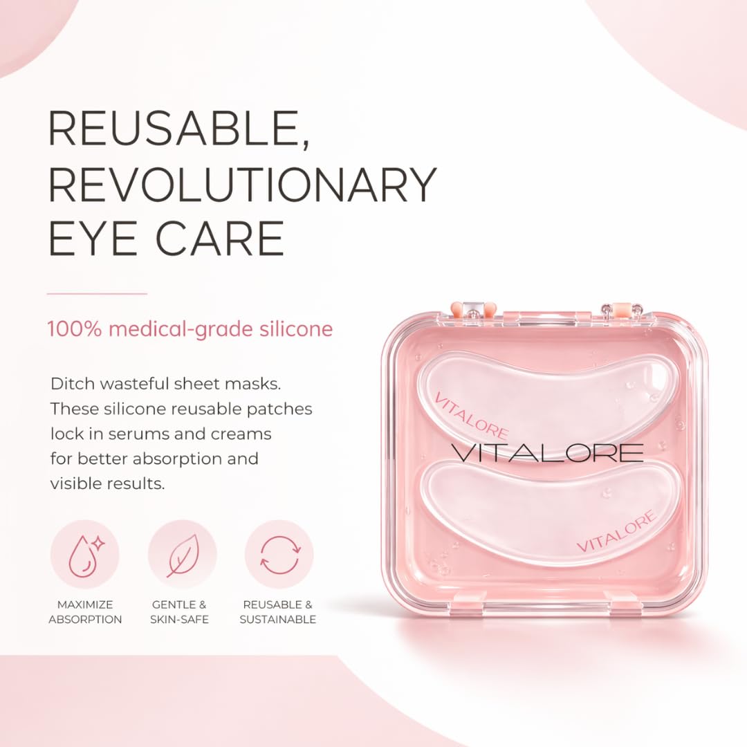 Vitalore patches in hand for scale and compact reusable convenience