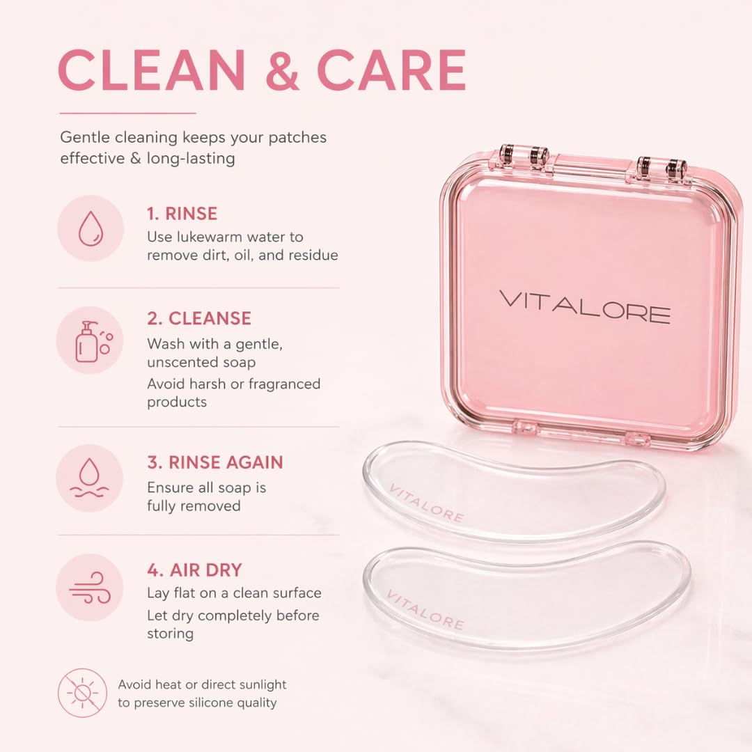 Vitalore side profile fit showing contouring under-eye coverage comfort