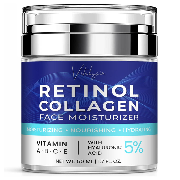 Vitalysin front packaging showing unscented anti-aging moisturizer benefits