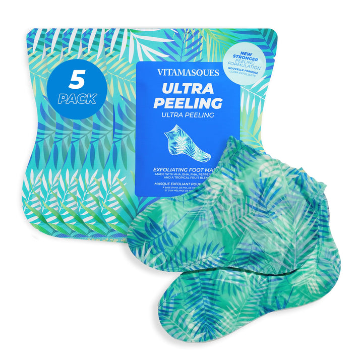 Vitamasques front packaging showing five pairs and product benefit