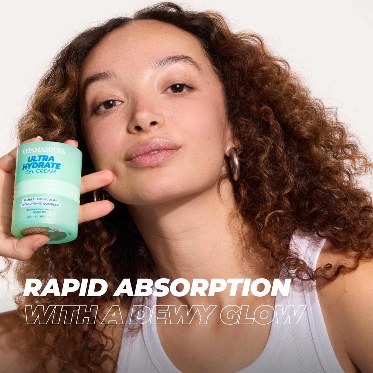 vitamasques on bathroom shelf lifestyle scene showing daily routine compatibility