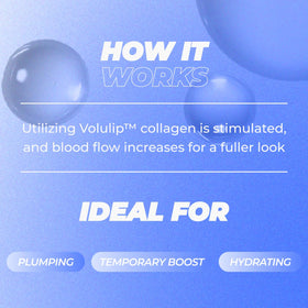 Vitamasques open lip patch revealing serum dose and dissolving darts