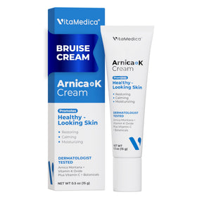 VitaMedica front packaging showing 0.5 oz tube and clear labeling for targeted use