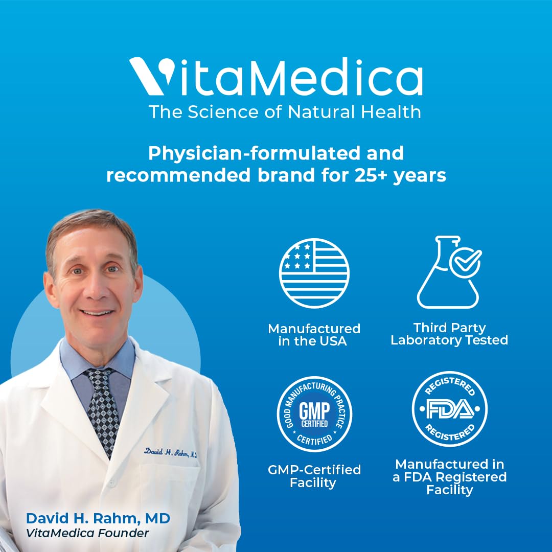 VitaMedica ingredient label close-up showing Arnica and Vitamin K Oxide for clarity