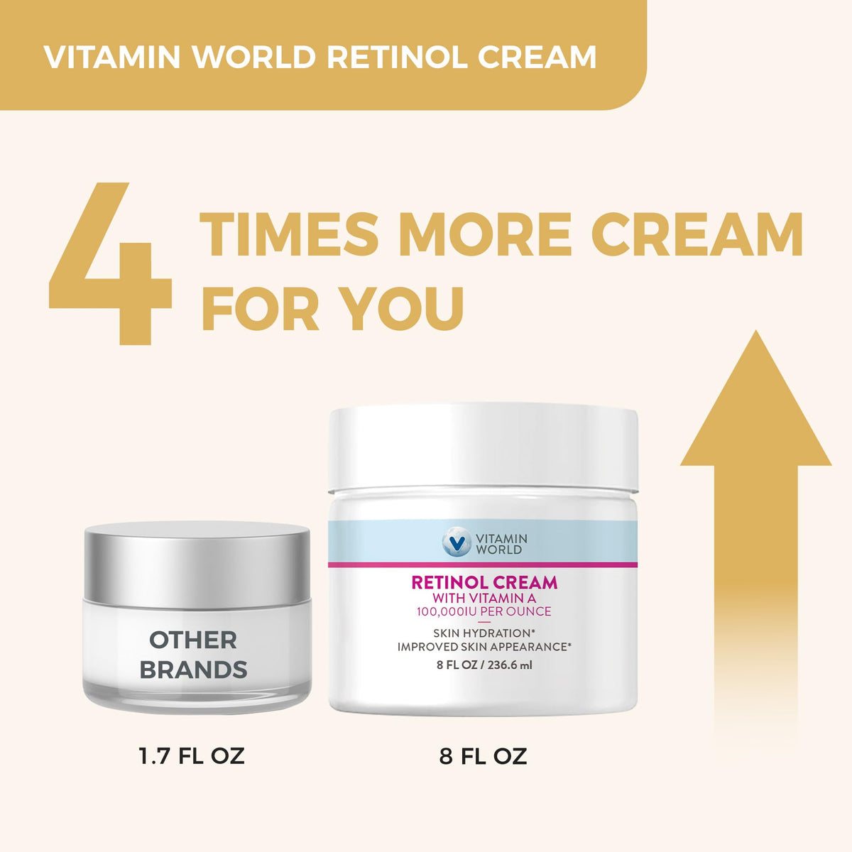 Jar and ingredient bottles staged to show coconut oil and vitamin E benefits with Vitamin World