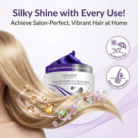 VITAMINS mask applied on hand demonstrating consistency and easy spreadability
