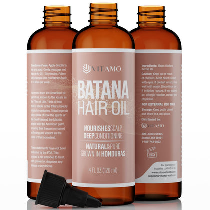 Vitamo front packaging showing bottle and brand, promotes authentic raw oil