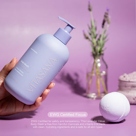 Vitasana bottle held in hand for size comparison and value perception
