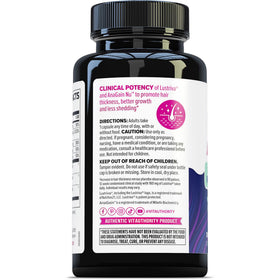 Vitauthority Lustriva on bathroom counter in lifestyle setting for daily routine