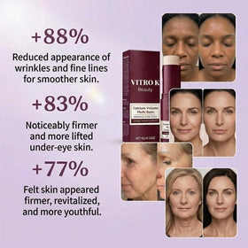 Vitro K used on neck in lifestyle setting showing visible smoothing
