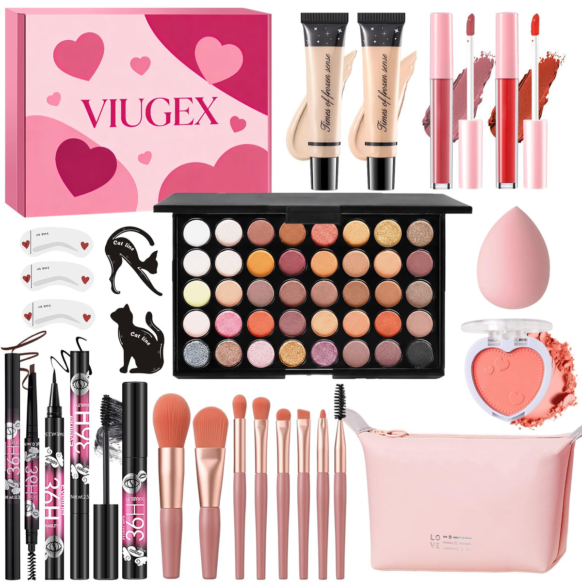 Viugex front packaging showing complete cruelty-free kit and convenience