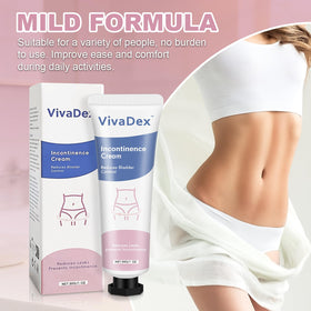 VivaDex jar on a bathroom shelf suggesting daily feminine care routine convenience