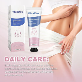 VivaDex jar in a hand for scale showing compact size for daily use