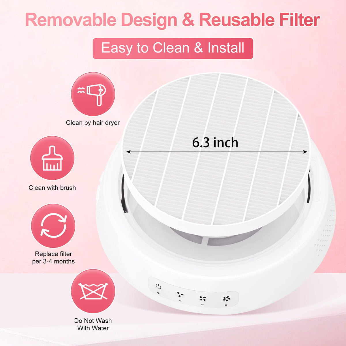 VIVAXIS ventilation holes detail that prevents overheating and extends lifespan