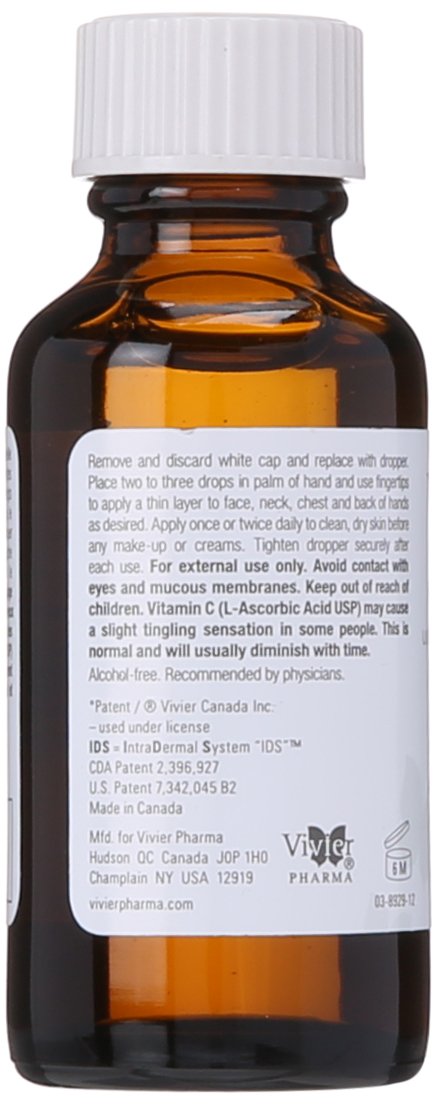 VivierSkin serum texture on pipette highlighting lightweight absorbent benefit