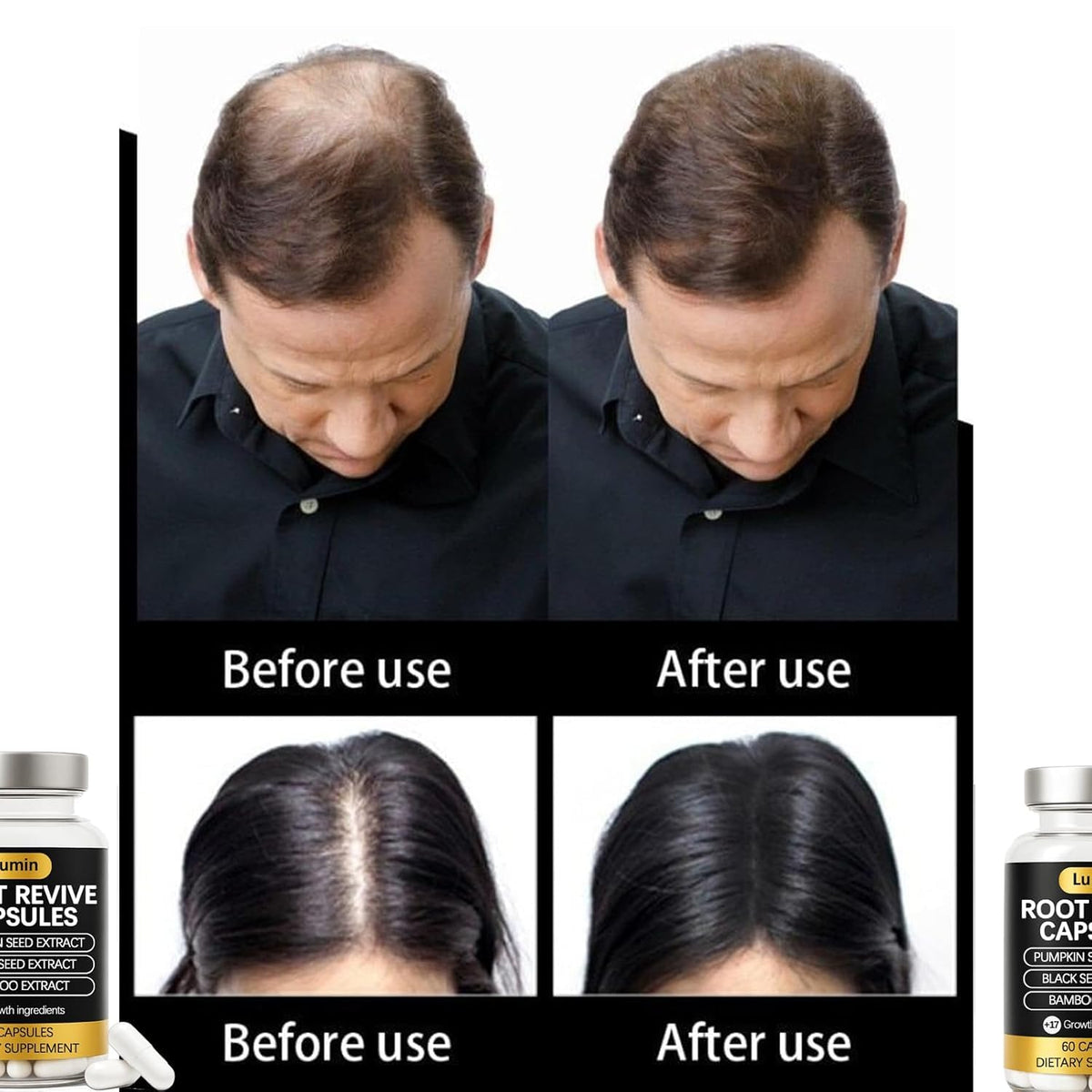 array of active botanicals including bamboo and black seed showcasing Vivikig potency