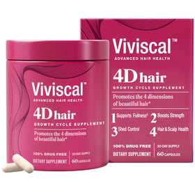 Viviscal front packaging showing bottle and branding for easy recognition