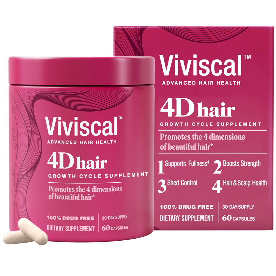 Viviscal front packaging showing bottle and branding for easy recognition