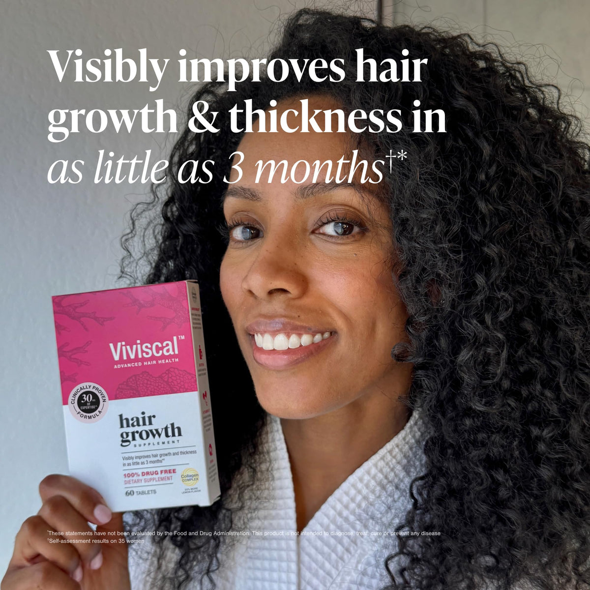 Viviscal ingredients label with marine collagen and biotin called out for nourishment benefit