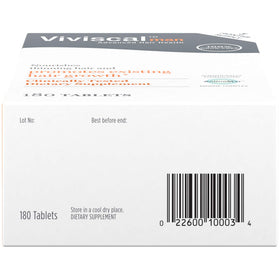 Viviscal label close-up showing AminoMar collagen complex branding