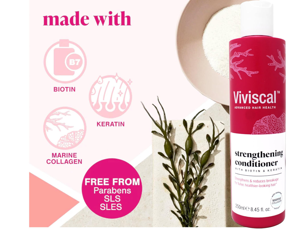 Viviscal shampoo lather on scalp illustrating refreshing cleanse and exfoliation