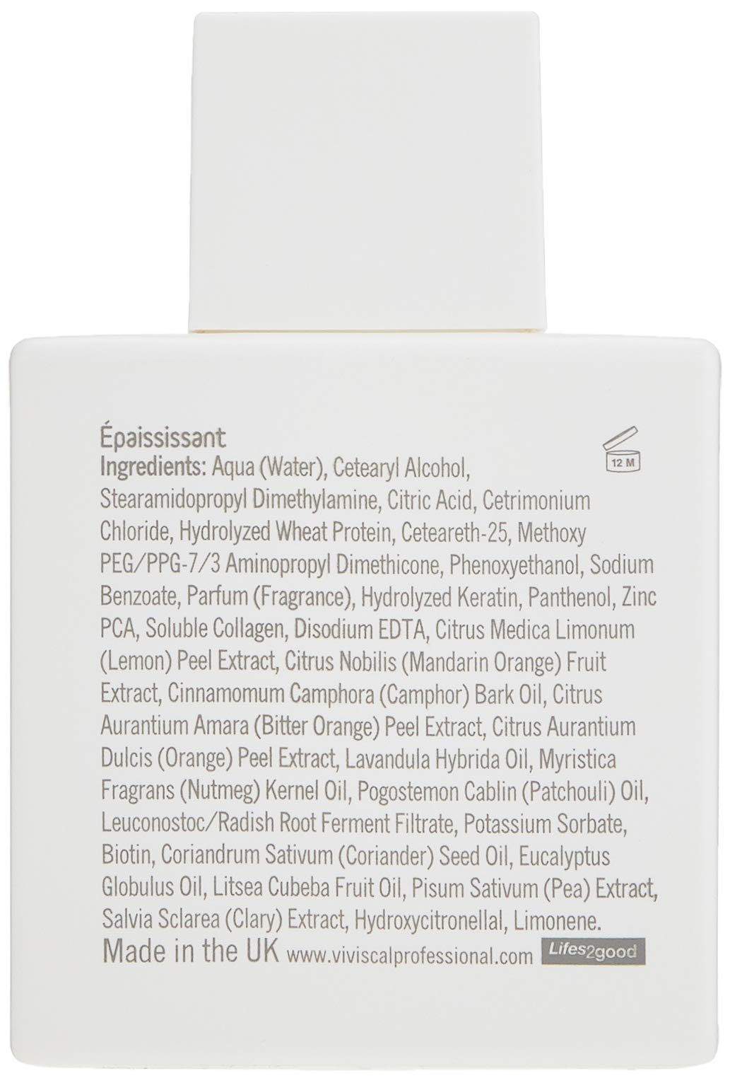 Viviscal conditioner in hand demonstrating creamy texture and easy application