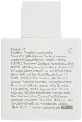Viviscal conditioner in hand demonstrating creamy texture and easy application